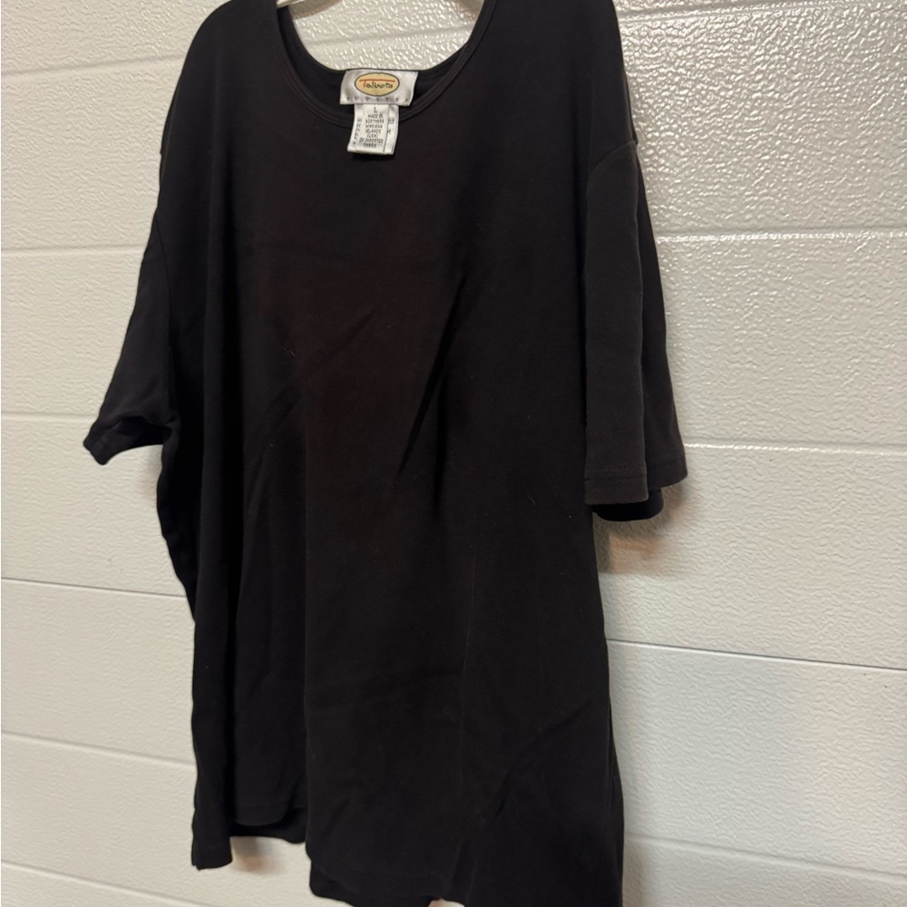 Talbots Black Petite Top